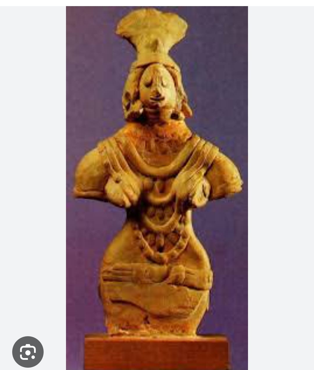 Ancient female figurine reference