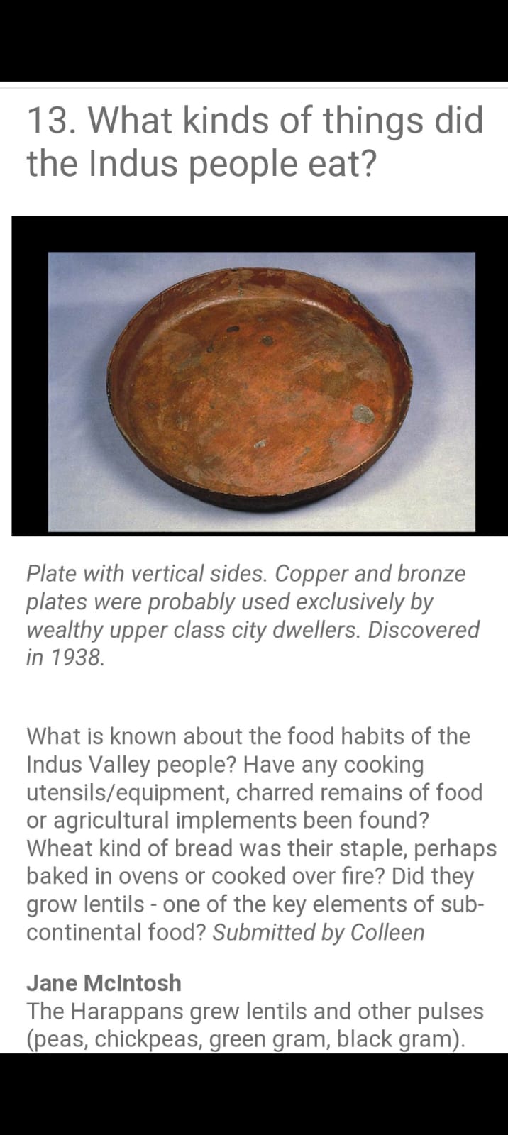 Artefact caption screenshot